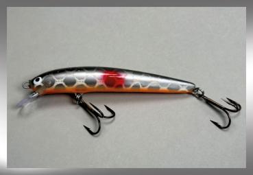 Nils Master Invincible 12 cm Floating Wobbler, Farbe: 035 Big Scale Red Dot, Gewicht: 24 Gramm